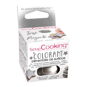 ScrapCooking Glitter 5 g sølv