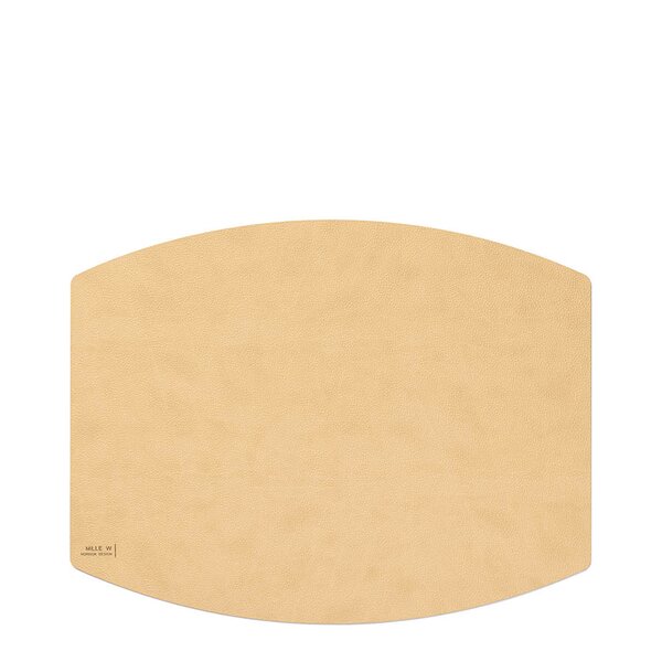 MiLLE W NORDISK DESIGN Ellips bordbrikke 45x35 cm beige