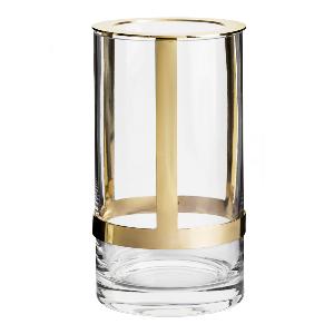 Sagaform Hold lyslykt/vase 20 cm gull