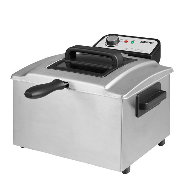 PRINCESS Frityrkoker 184090 med emaljert kurv 5L 3270W rustfritt stål