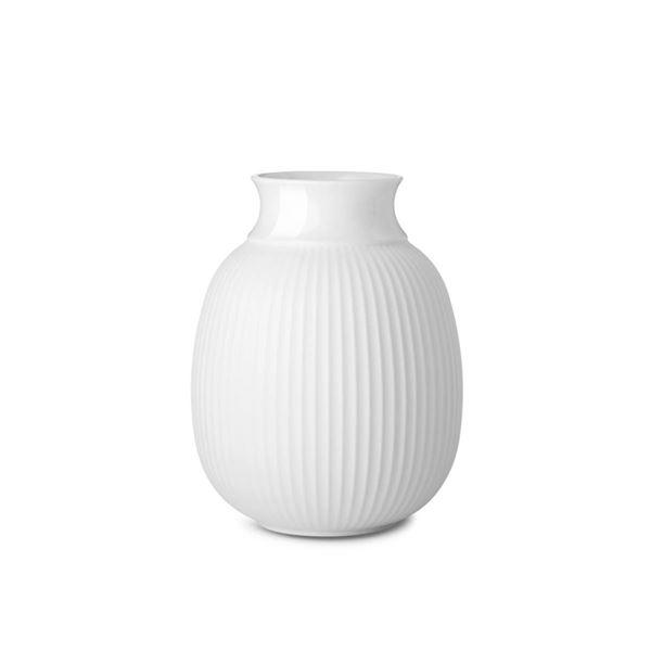 Lyngby Porcelæn Curve vase 12,5 cm hvit