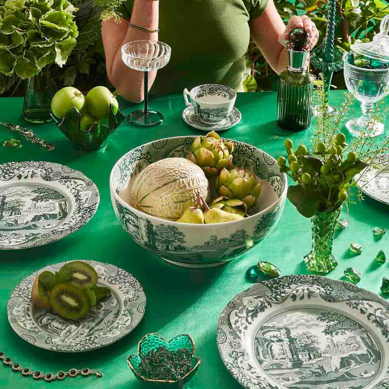 Spode Heritage Green Italian rund skål 27,5 cm 