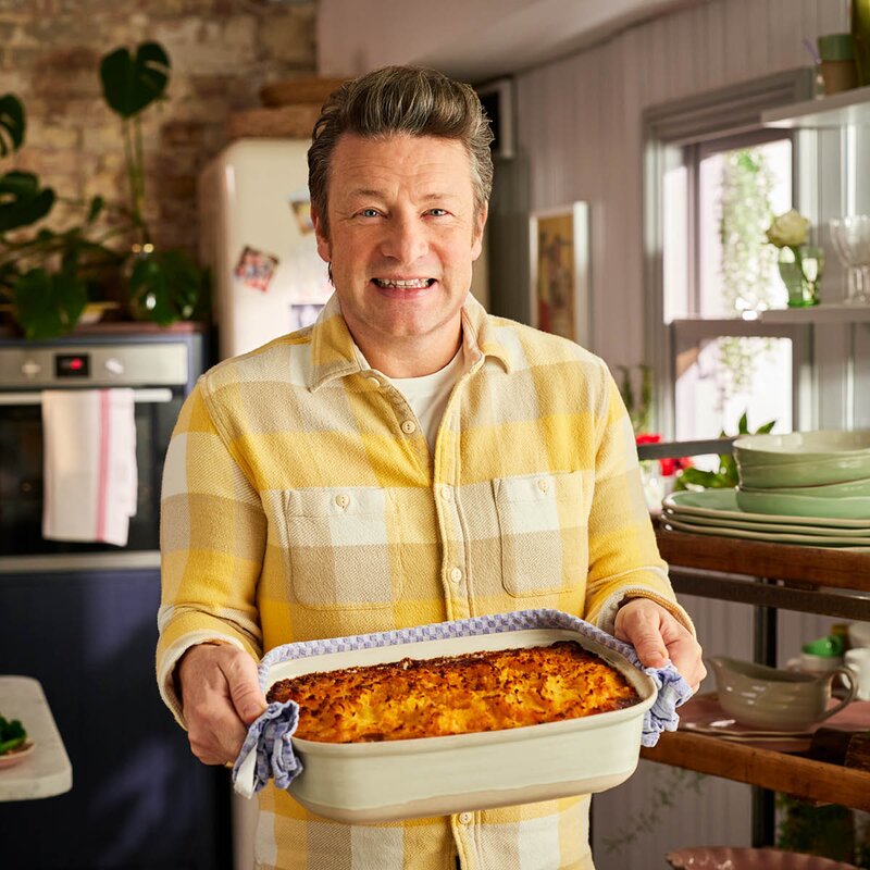Jamie Oliver Big Love ildfast form 39x25 cm hvit