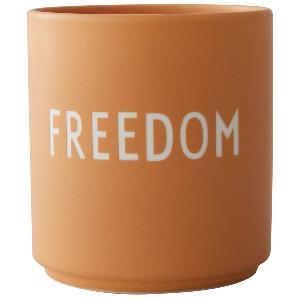 Design Letters Favourite krus Freedom 25 cl oransje