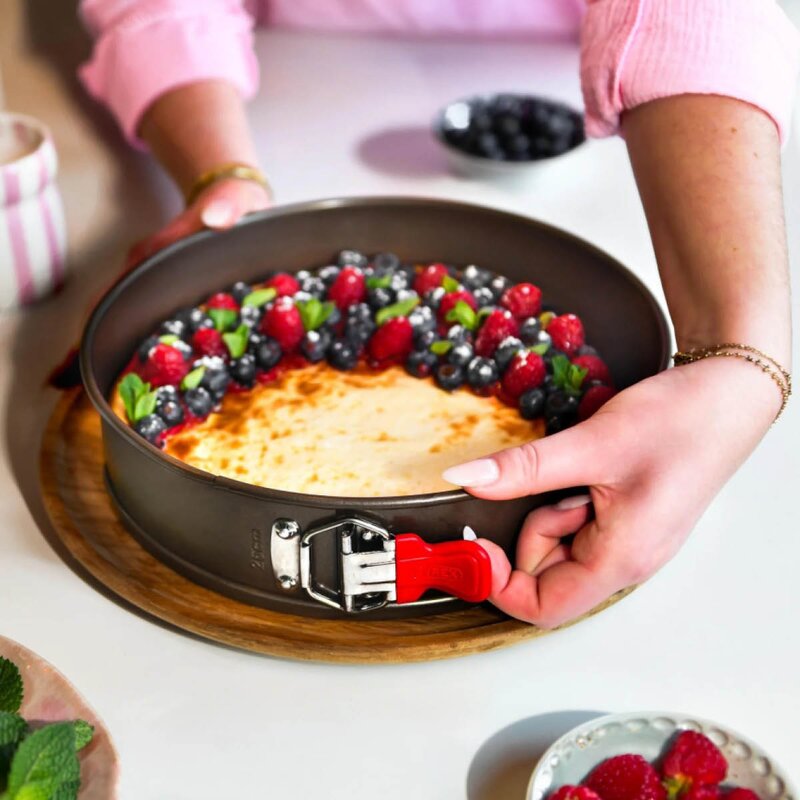 Pyrex Asimetria springform 26 cm mørk grå