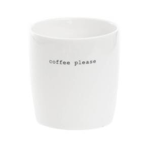 Sögne Home Krus mini coffee please 10 cl hvit