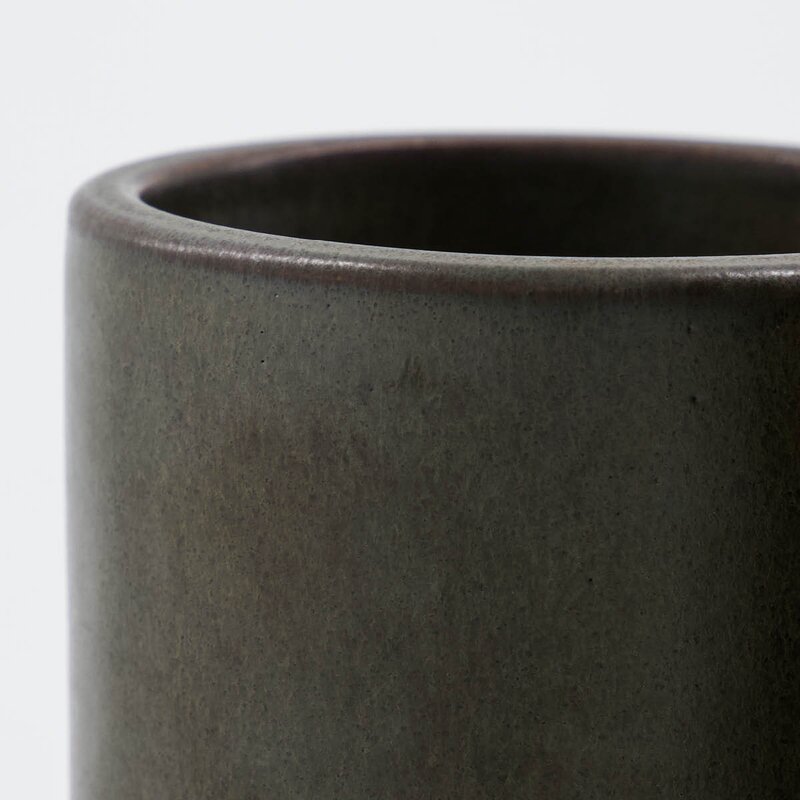 Meraki Datura oppbevaringskrukke 8x12 cm mørk grå