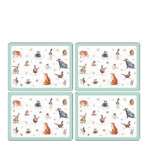Wrendale Design Bordunderlag 40x30 cm 4 stk