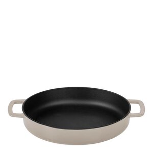 Combekk Støpejernspanne emaljert 28 cm sand