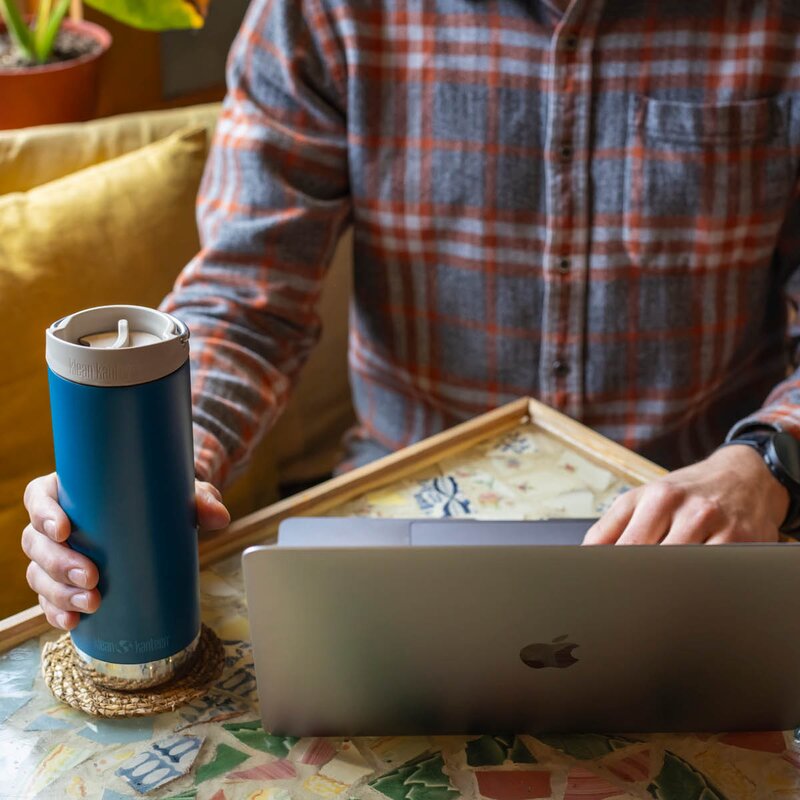Klean Kanteen TKWide termokopp 47 cl med kafélokk Corsair