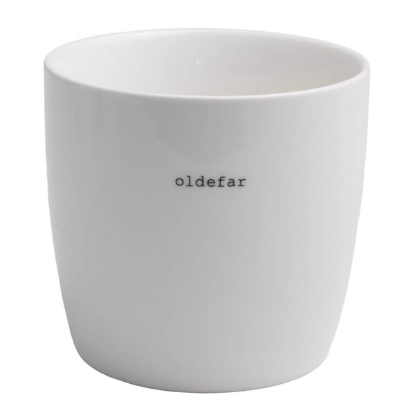 Sögne Home - Krus 30 cl hvit oldefar