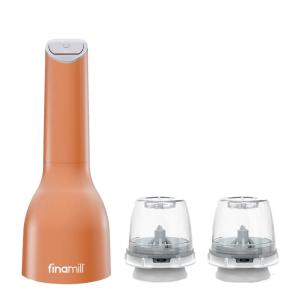 FinaMill Batteridrevet krydderkvern m/2 finapod 23 cm salmon