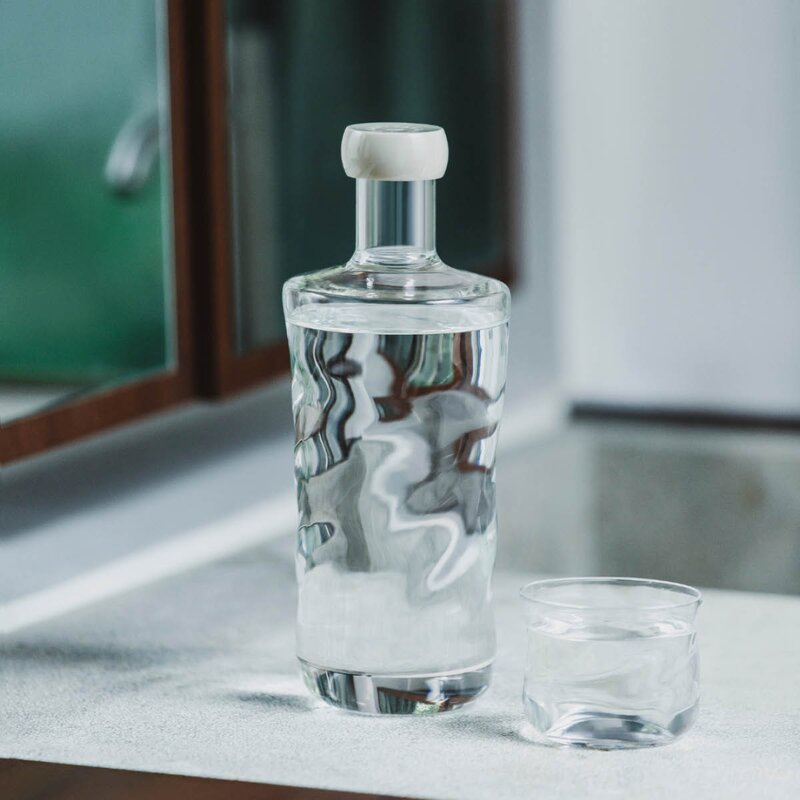 Paveau Swirl tumbler glass small 24 cl 2 stk Wave