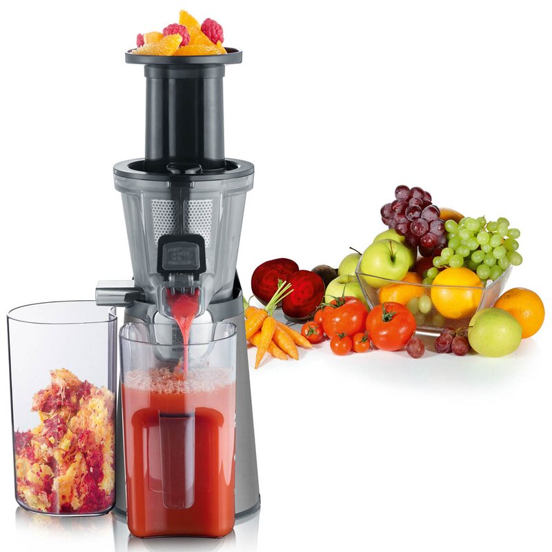 Severin Slow Juicer med sorbetfunksjon ES3571 150W grå/sølv