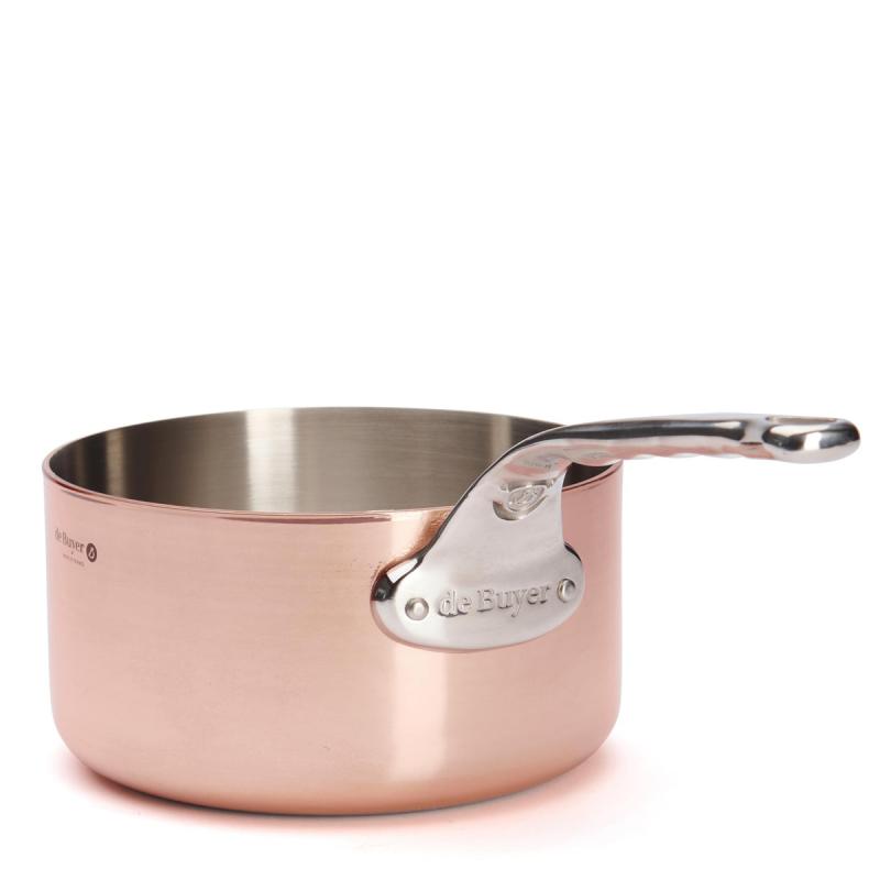 de Buyer Prima Matera kasserolle 2,5L 18 cm kobber/rustfritt stål