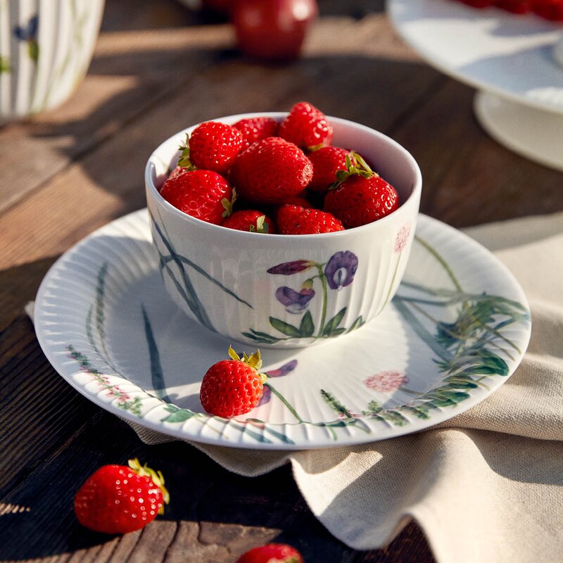 Kähler Hammershøi Summer skål 12 cm coastal flower