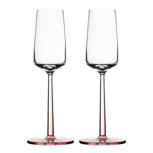 iittala Essence champagneglass 21 cl 2 stk rose