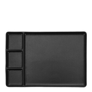 Aida RAW tapas-/sushitallerken 31,5x21,5 cm titanium black