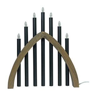 Aneta Lighting Gotland adventsstake 45 cm gråbeis/svart