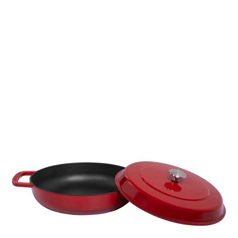 Combekk Braiser støpejernsgryte 28 cm 5L cherry