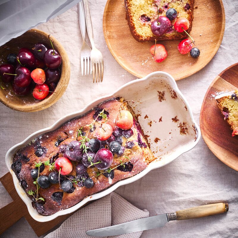 Emile Henry Madeleine brød-og kakeform 29x9 cm 2L Cream