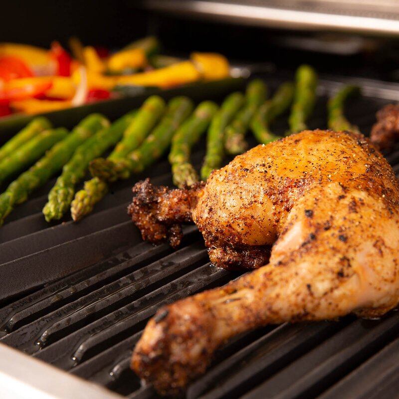 Broil King Baron 490 Shadow gassgrill med rotisseri og sidebrenner