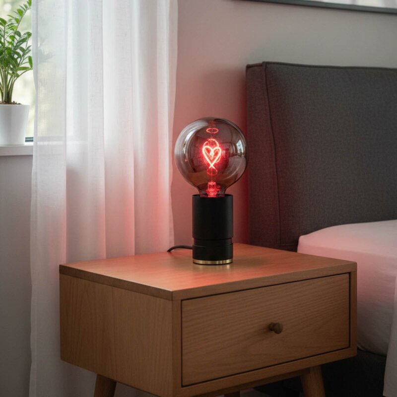 Elements Lighting MITB Madison sokkel bordlampe 11 cm svart/gull aluminium