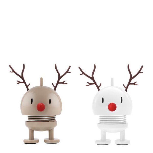 Hoptimist Hoptimist Reindeer Bumble sett XS latte/white