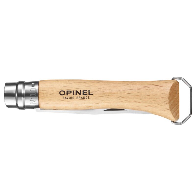 Opinel Tradition N°10 lommekniv med korketrekker 10 cm bøk