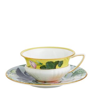 Wedgwood Wonderlust tekopp & asjett waterlily 