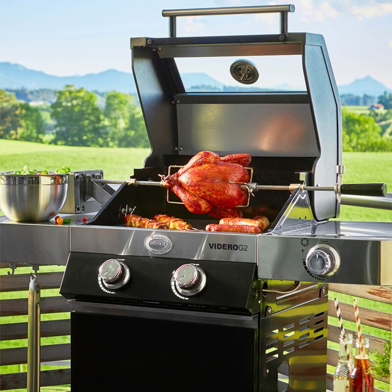 Rösle Videro G2/G3 rotisserie 62x13 cm rustfritt stål