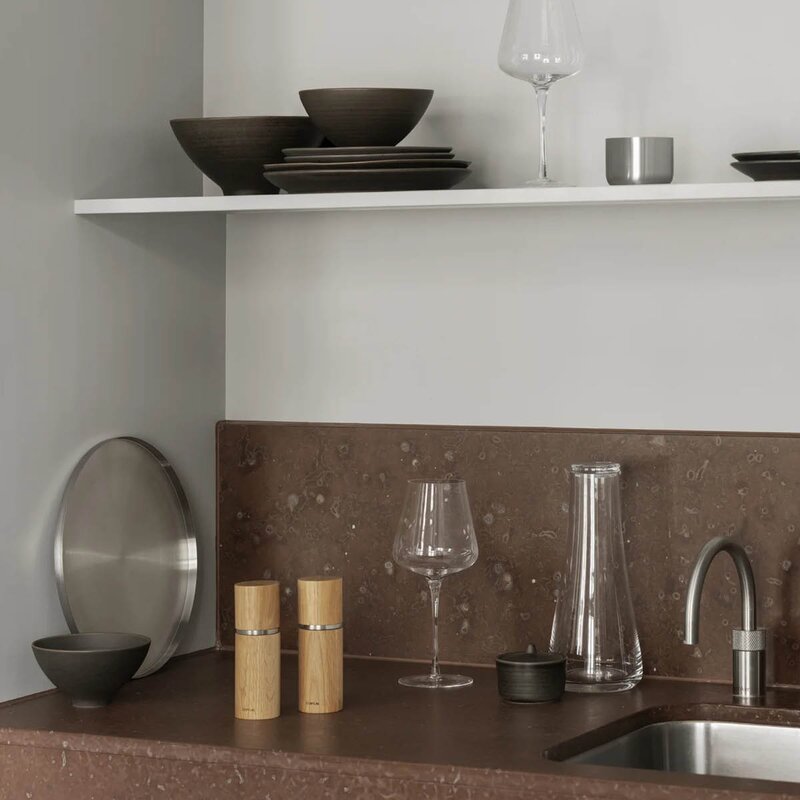 Blomus Kumi frokosttallerken 21 cm mørk brun
