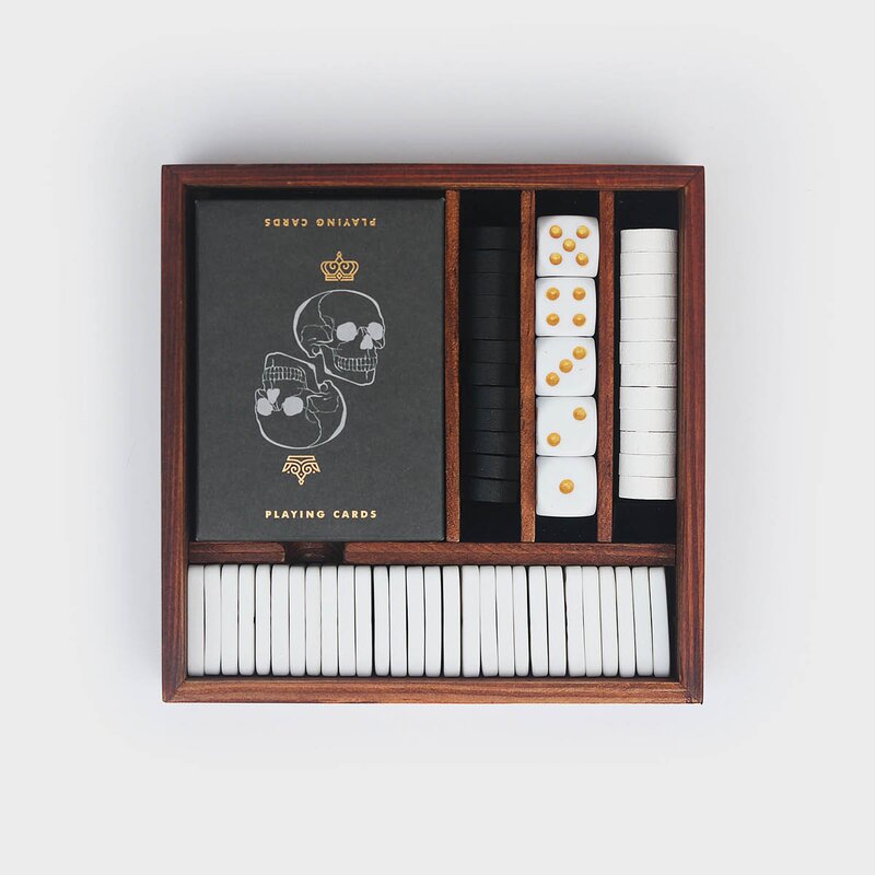 Iron & Glory Spillsamling Games Night 4-i-1 14 cm tre