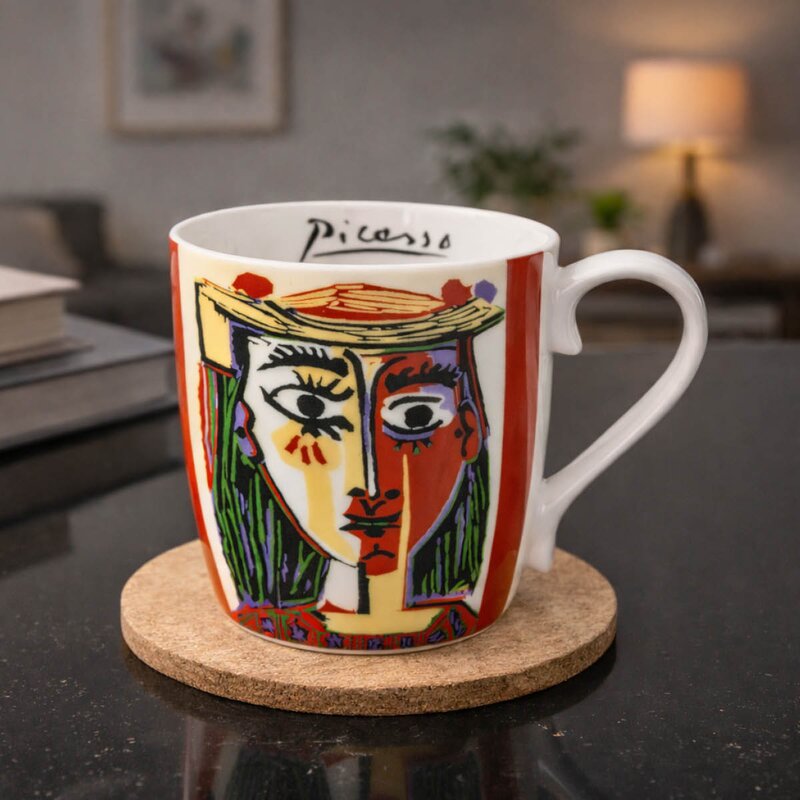 Könitz Picasso krus 45 cl Femme Au Chapeau
