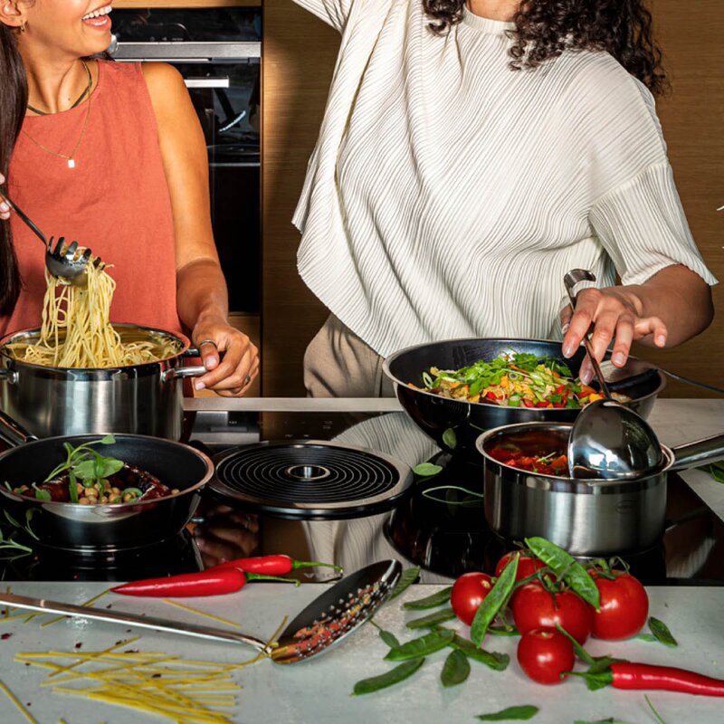 Rösle PureElements wok 28 cm stål/svart