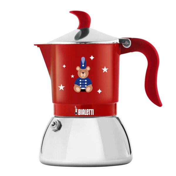 Bialetti Fiammetta espressokoker 2-kopper 10 cl rød