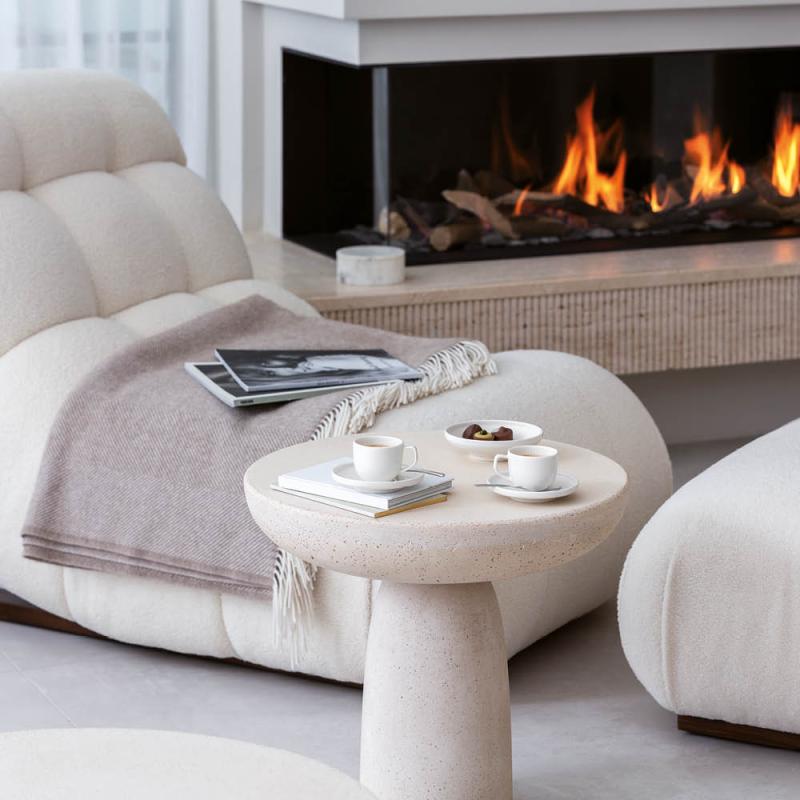 Villeroy & Boch Afina espressokopp med skål 5 cl hvit