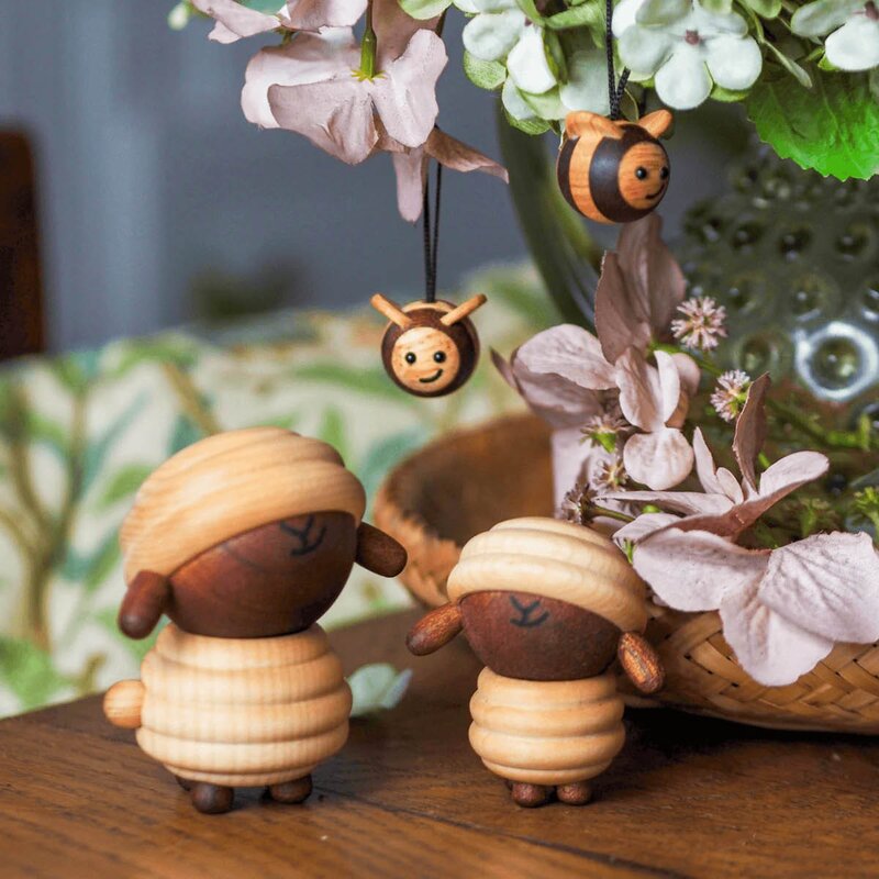 FableWood Ulla sau trefigur 8 cm lønn/sapele