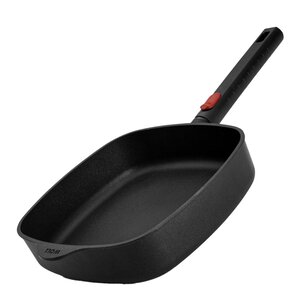 Woll ECO Logic QXR stekepanne firkantet 24 cm avtagbart håndtak svart