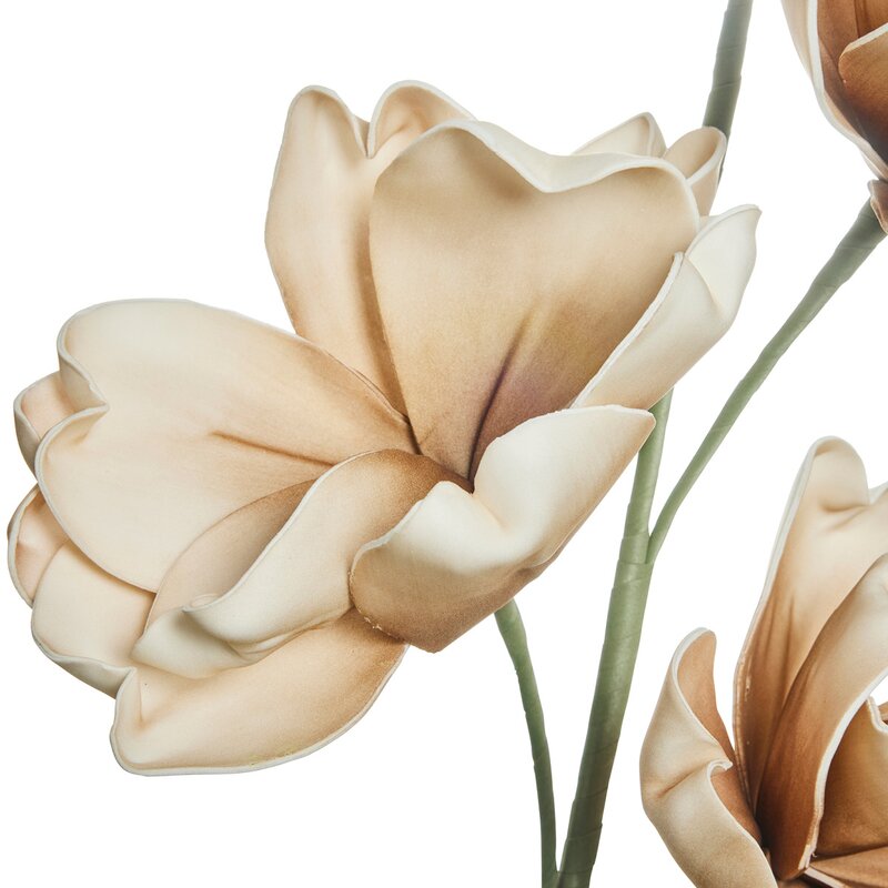 Lene Bjerre Happia stor dekorasjonsblomst 15x85 cm sand