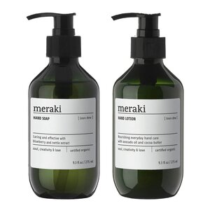 Meraki Gaveeske Linen Dew håndpleiesett