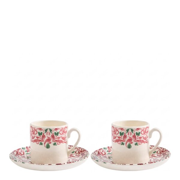 Spode Christmas Tree Yuletide espressokopp med skål 2 stk