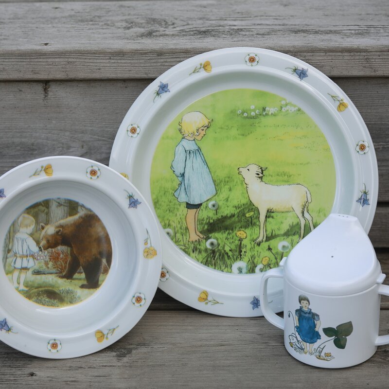Rätt Start Elsa Beskow barneservise 3 deler viser