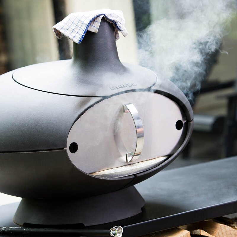 Morsø Dør til Forno utepeis rustfritt stål