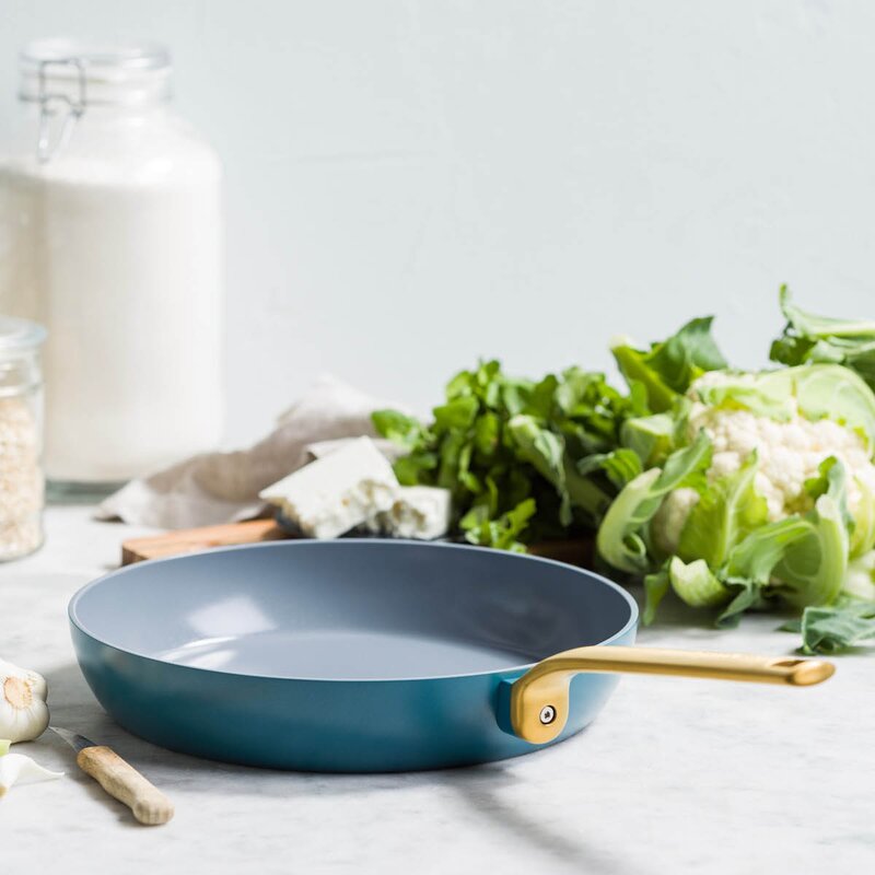 GreenPan Evolution keramisk stekepanne 28 cm blå